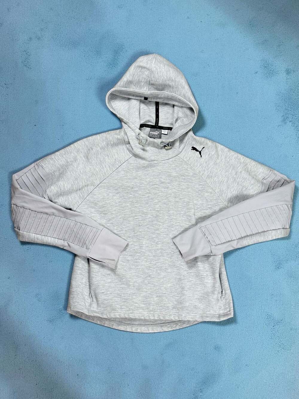Women’s Puma heather grey athletic Full Zip Jacket Size S
